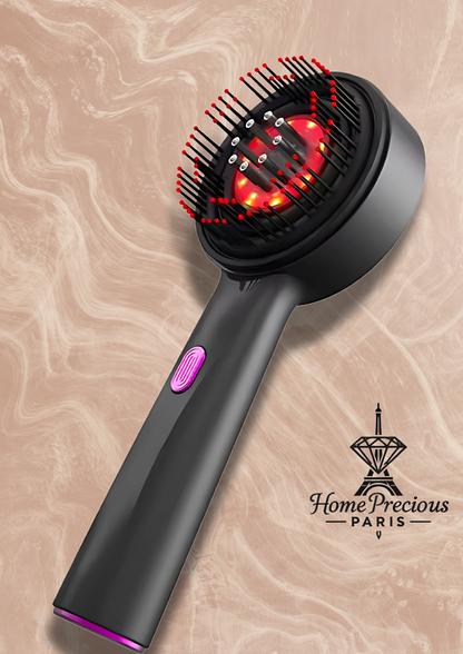 LumiBrush - Brosse de massage pour la pousse des cheveux et de la barbe